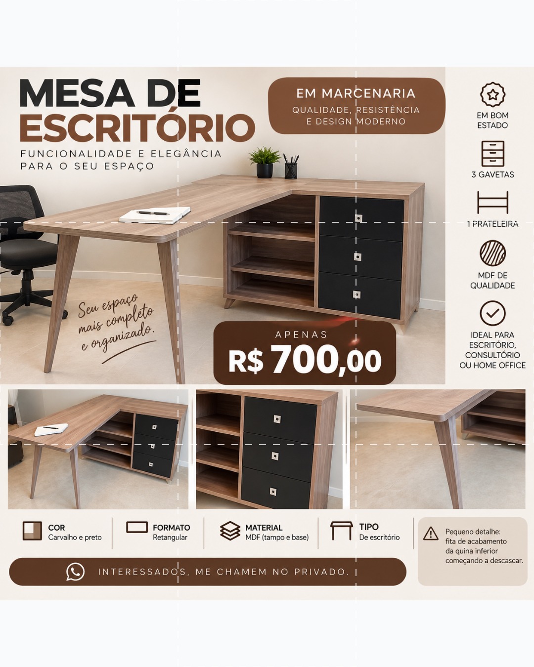 Mesa Marcenaria